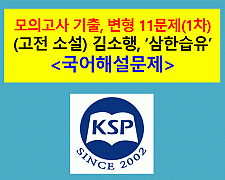 삼한습유(김소행)-문제 모음 11제(1차)